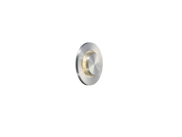 Helestra Led-Wandleuchte Onto, Alufarben, Metall, rund, 8 cm, Lampen & Leuchten, Innenbeleuchtung, Wandleuchten