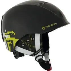 TECNOPRO Kinder Skihelm XT IS8 Team, Größe S in Schwarz Schwarz