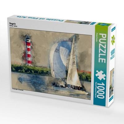 CALVENDO Puzzle Segeln 1000 Teile Puzzle quer | 1000 Teile Lege-Größe 64 × 48 cm Foto-Puzzle für glückliche Stunden