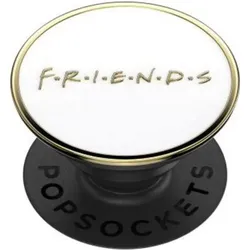 PopSockets PopGrip Enamel Friends, Smartphone Halterung, Weiss, Schwarz