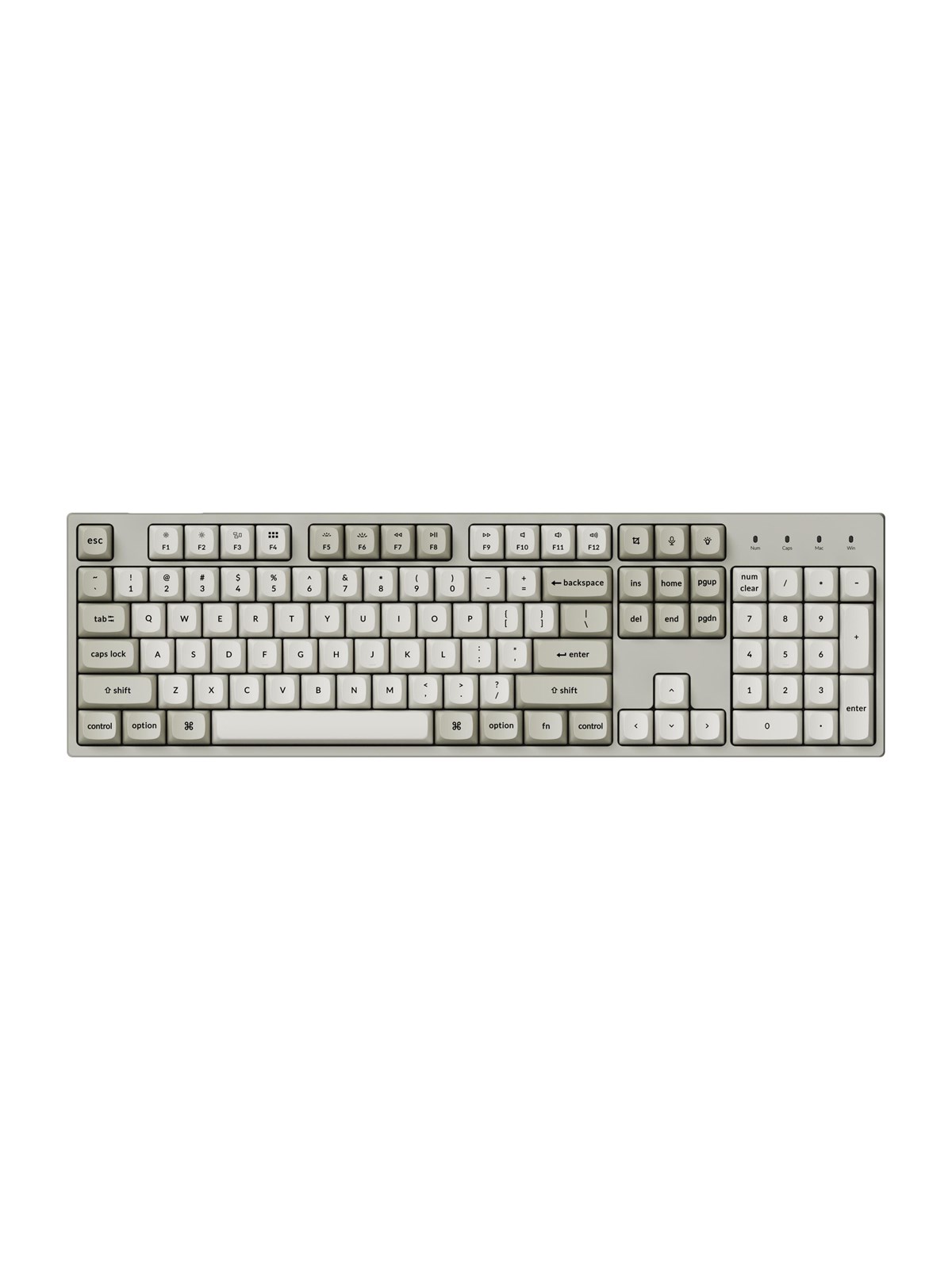 Keychron C2 Pro 8K - Wired Mechanical Keyboard - U