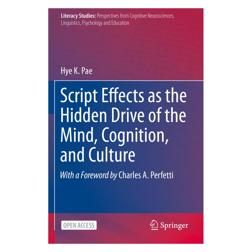 Springer Script Effects as the Hidden Drive of the Mind, Cognition, and Culture (Englisch, Softcover, Hye K. Pae) (56214311)