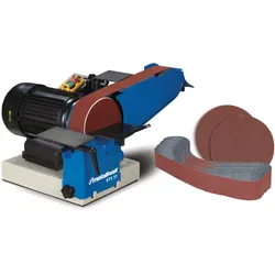 Metallkraft Band- und Tellerschleifmaschine BTS 51 Aktions-Set
