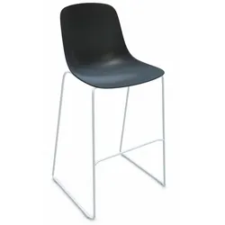 Infiniti Barhocker Pure Loop Kunststoff Schwarz