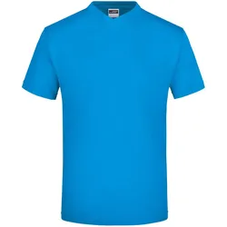 V-Neck T-Shirt Medium "JN003" - M - turquoise