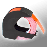 Dymo Prägeband 520102 (S0898150) weiß auf rot 9mm x 3m