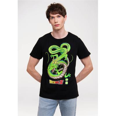 T-Shirt LOGOSHIRT "Dragonball Z - Shenlong", Herren, Gr. 5XL, schwarz, 100% Baumwolle, bedruckt, normal, Rundhals, Shirts T-Shirt, mit lizenziertem Print