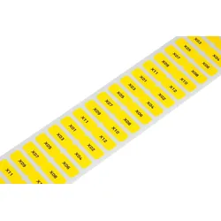 WAGO Etikett gelb 20x8mm 3000St/Rolle 210-807/000-002