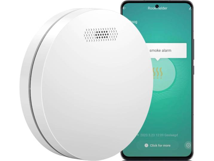 Aroha Smart Connect & Link Détecteur de Fumée Interconnecté WiFi - Batterie de 10 Ans - Alarme Incendie Connecté Avec Smart Life & Tuya