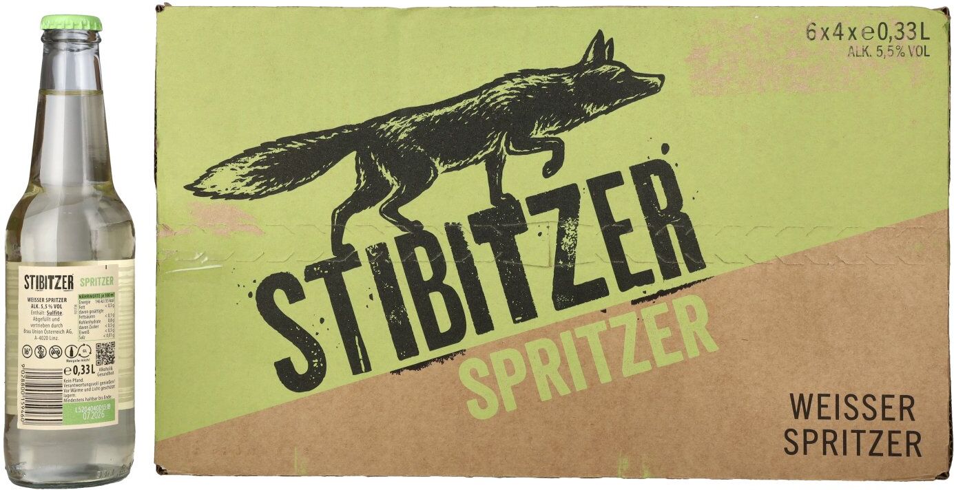 Stibitzer Cider Stibitzer Weisser Spritzer 5,5% Vol. 6x4x0,33l