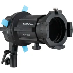 Nanlite Projektionsaufsatz mit 19°Linse (Diverse), Softbox + Reflektor Zubehör, Schwarz