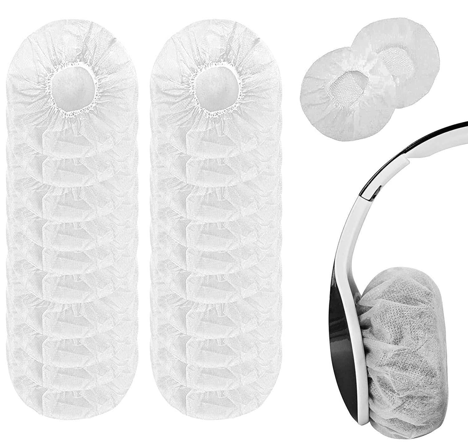 100 stuks wegwerp hoofdkussen covers voor hoofdtelefoons