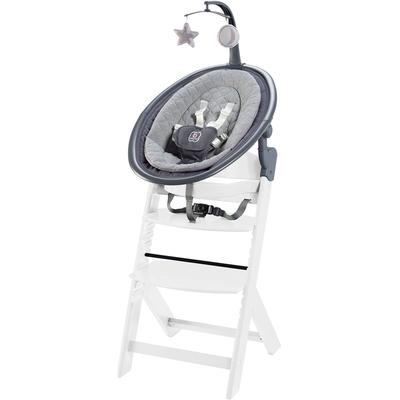Hochstuhl BABYGO "Newborn Set Family 2in1", Baby, Gr. B/H/T: 50cm x 80cm x 45cm, weiß, Stühle Hochstuhl