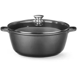 4x Kasserolle mit Antihaft-Beschichtung,7L,Schwarz,367x290x(H)122mm