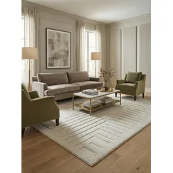 Teppich EDEN-Lazonby, geometrisch, Elfenbein, 120 x 170 cm