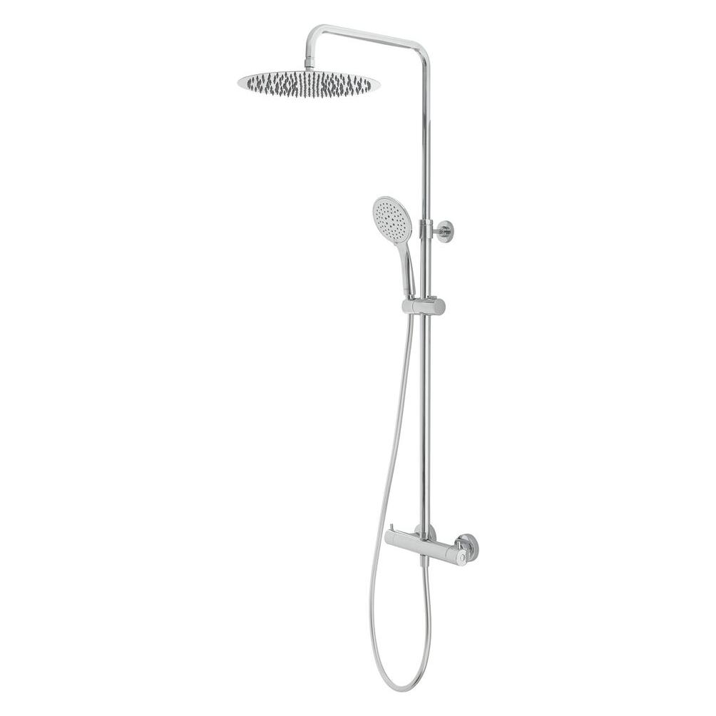 Tiger Twiss Rain Shower set with tap Chrome (73424251)