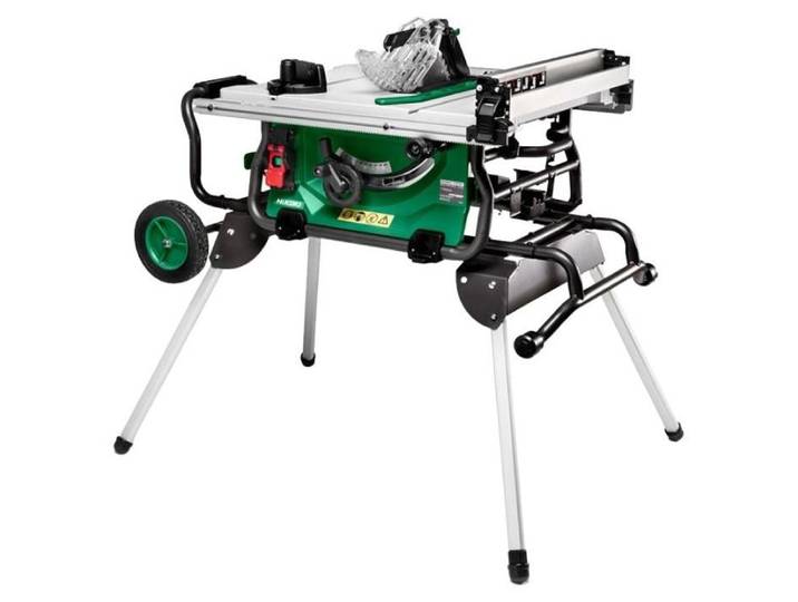 Scie sur table 254 mm HIKOKI C10RJWAZ 1500W avec support rabattable