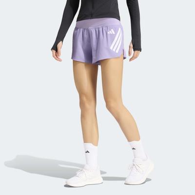 Laufshorts ADIDAS PERFORMANCE "ADI365/// SHO W", Damen, Gr. M, N-Gr, lila (magic lila, frozen lila, innenbeinlänge ca. 10 cm), Obermaterial: 100% Polyester, Hosen