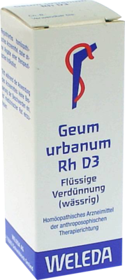 WELEDA AG GEUM URBANUM RH D 3 Dilution 20 ml 01630223