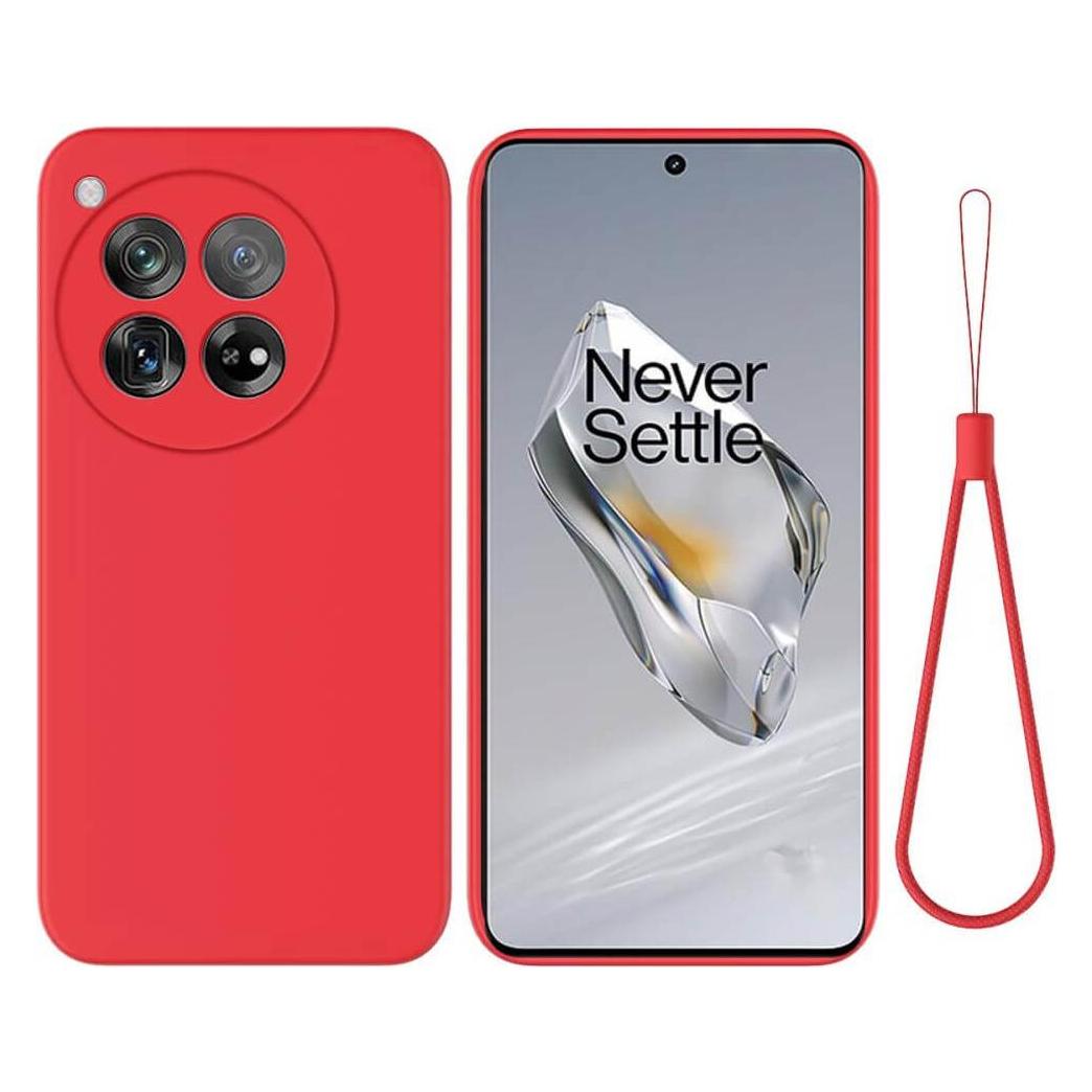 Cover-Discount OnePlus 12 - Silikon Gummi Hülle rot (OnePlus 12) (660177110C)