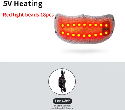 Inspire Curations Electric Heated Nose Warmer Rechargeable Nose Heating Pad With Adjustable Warm Compress For Winter Comfort 5v heating us Plug