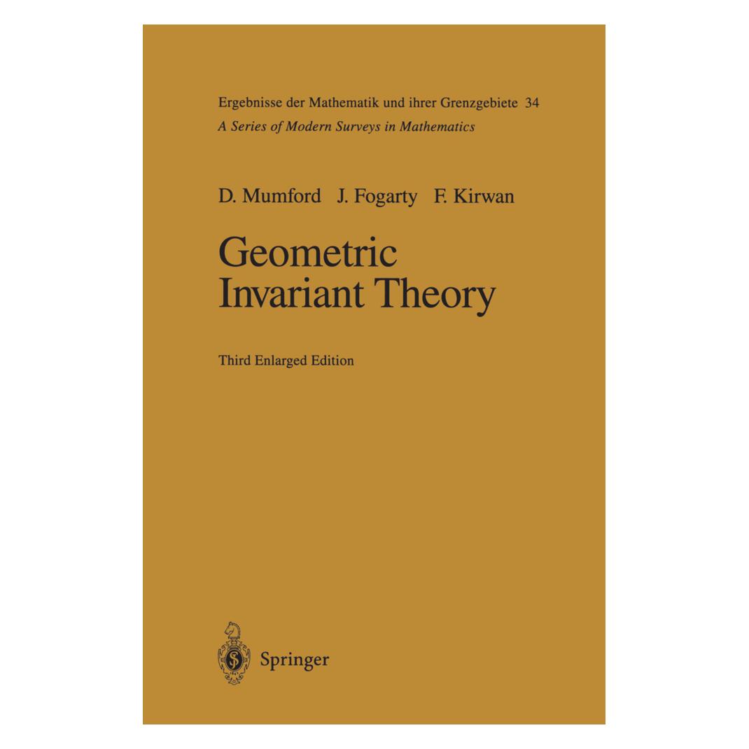 Springer Geometric Invariant Theory (Englisch, Softcover, David Mumford, Frances Kirwan, John Fogarty) (55525091)
