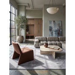 Teppich Antirutsch Grau 160x220 cm - ALDAN   Kadima Design