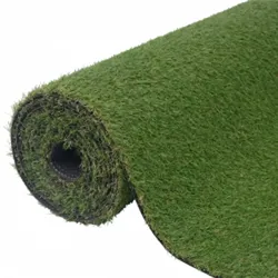 vidaXL Kunstrasen 1x10 m/20 mm Grün