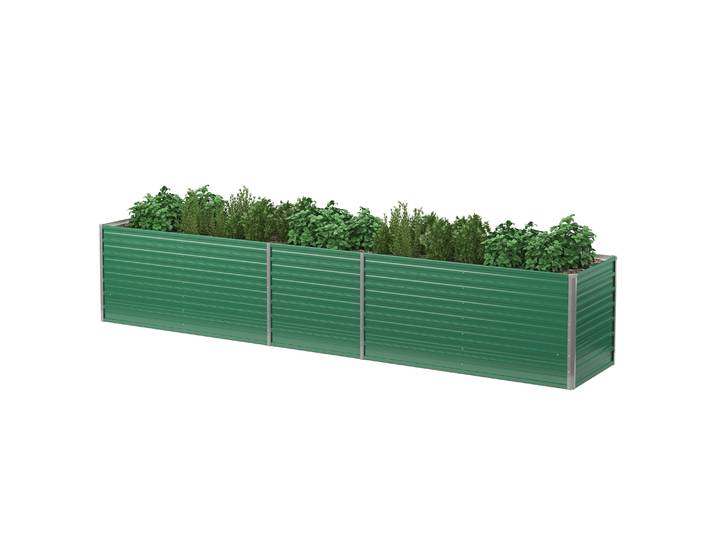 Hochbeet Stahl 400 x 80 x 77 cm