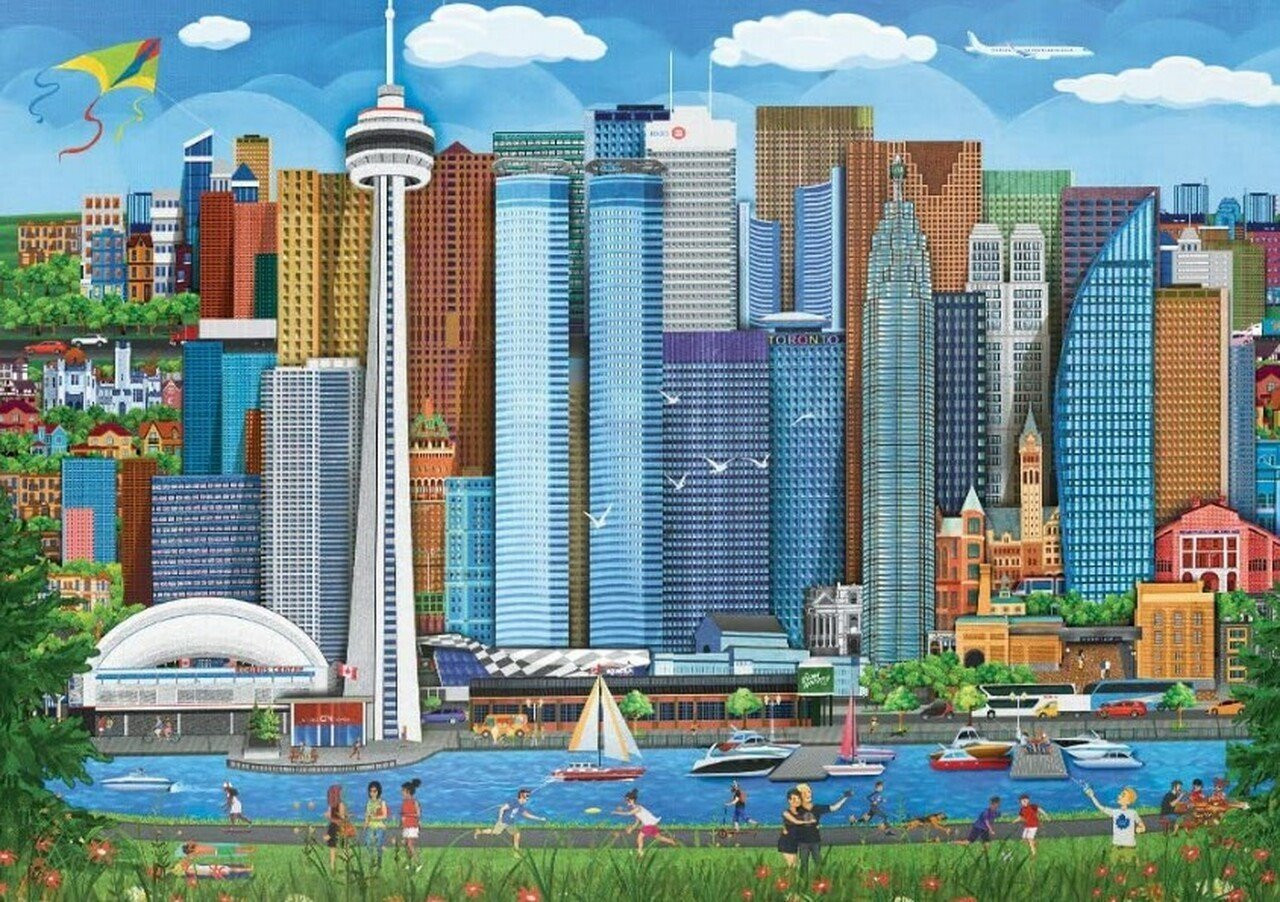 Eurographics Puzzel Picknick in Toronto 1000 stukjes