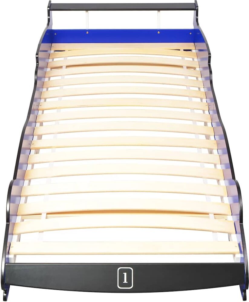 vidaXL Lit voiture de course pour enfants 90 x 200 cm Bleu