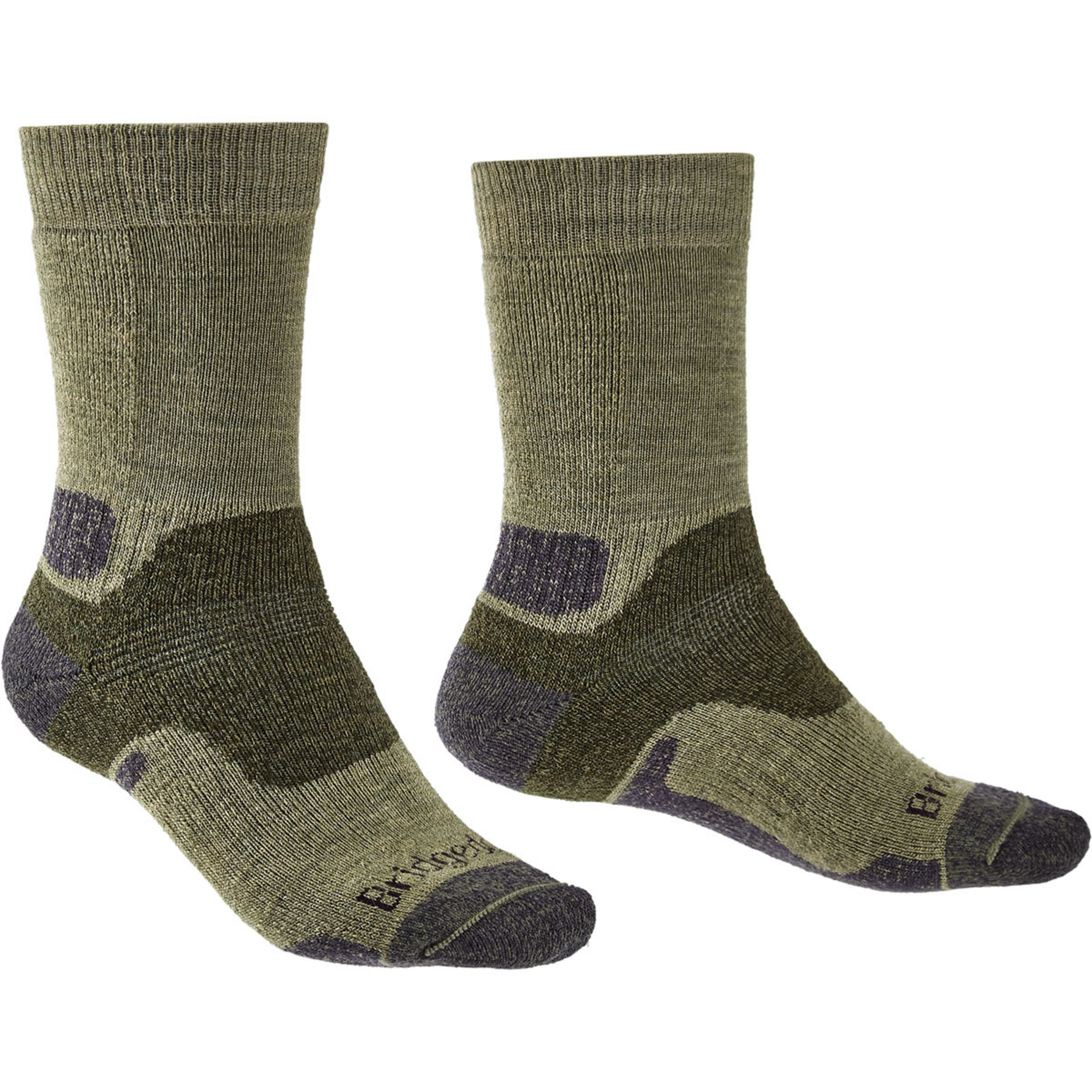 Bridgedale Hike MW Herren Wandersocken gruen Größe 40 Trekking Widerstandsfähig Merinowolle