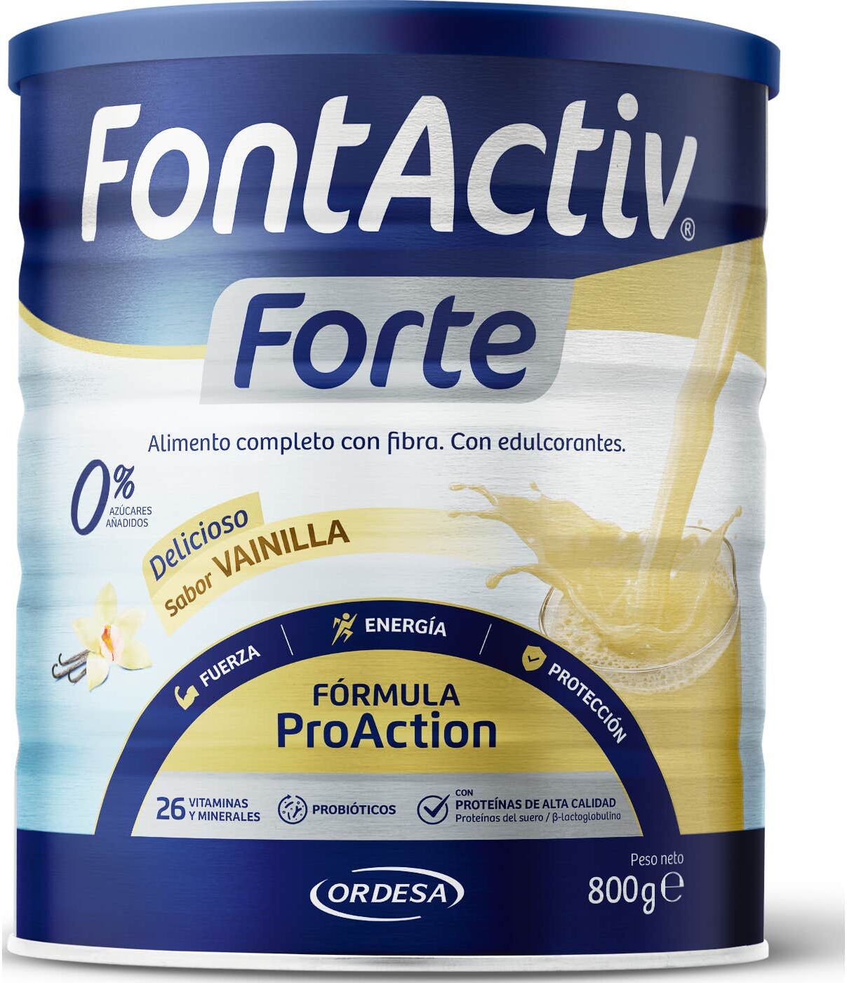 FontActiv Forte Sabor Vainilla 800g
