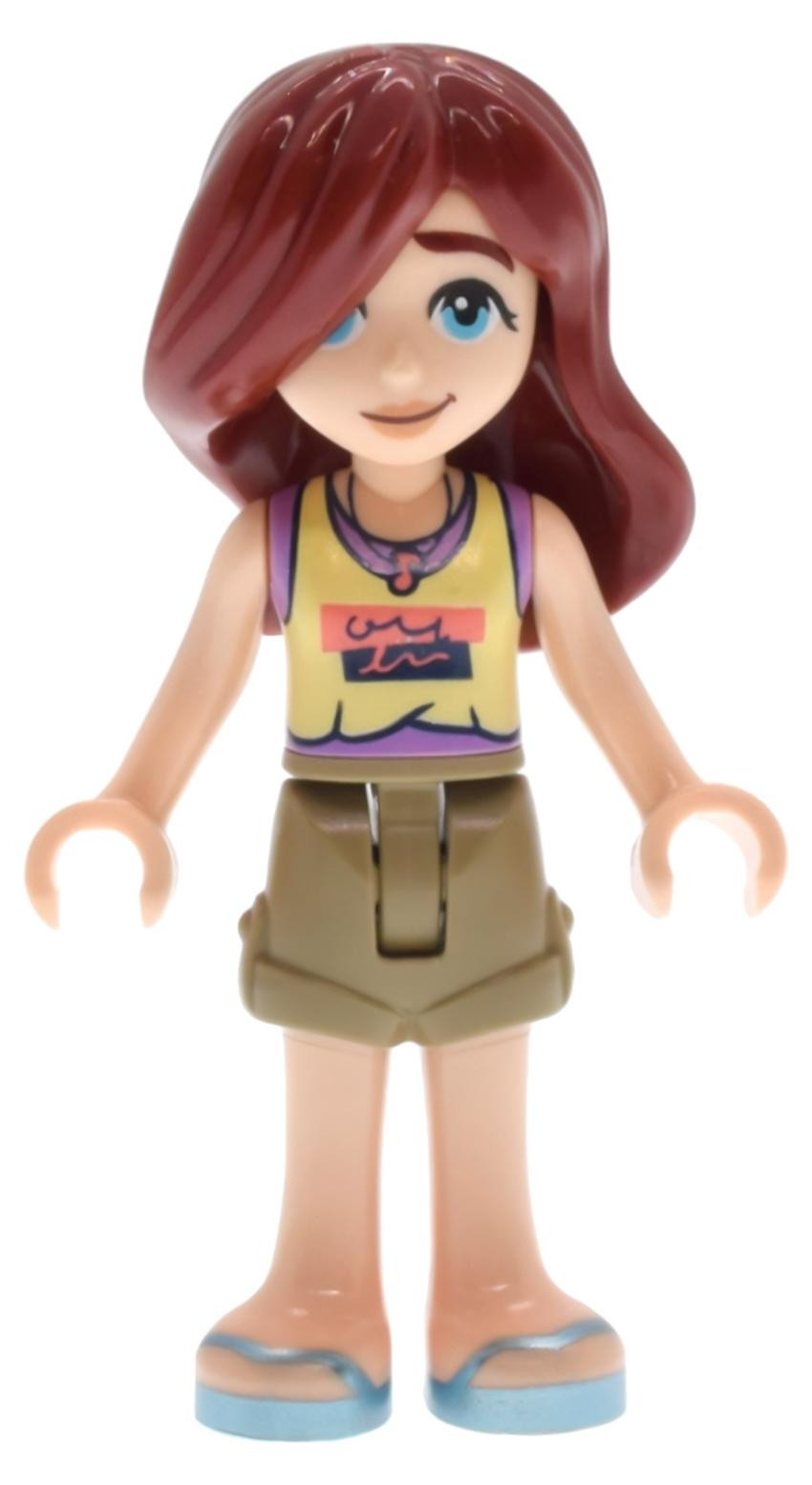 LEGO Minifiguur Friends Paisley - Heldergeel