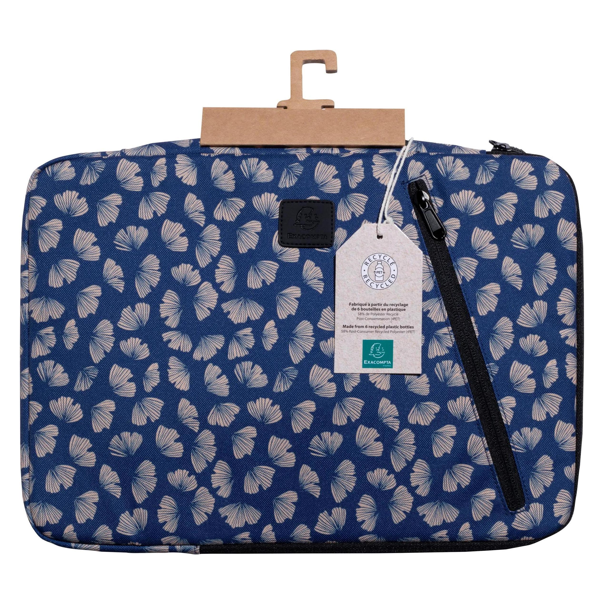 Exacompta Laptophülle Zen Kunstfaser blau bis 35,6 cm (14 Zoll) (14", Universal) (17251E)