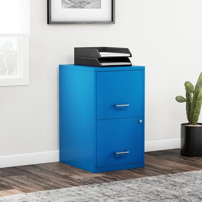 "Space Solutions 18"" Deep 2 Drawer Letter Width Vertical File Cabinet"