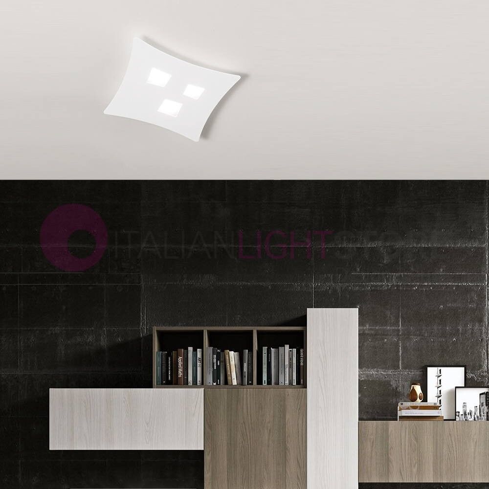 Isotta Plafoniera A Soffitto Moderna 40x44 Cm