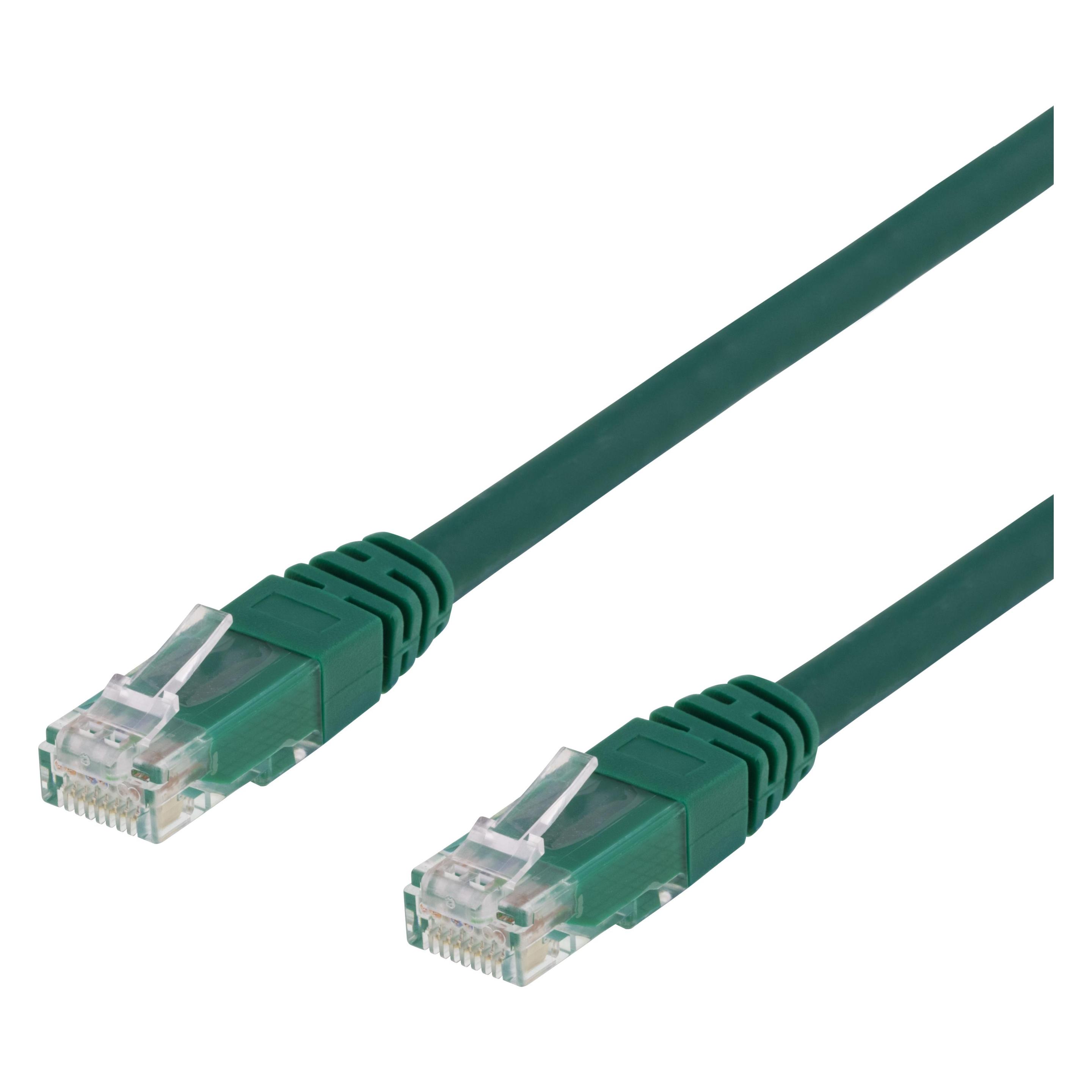 Deltaco UTP Cat6 - 5 m - Cat6 - RJ-45 - RJ-45 - Grün (UTP, CAT6, 5 m) (TP-65G)