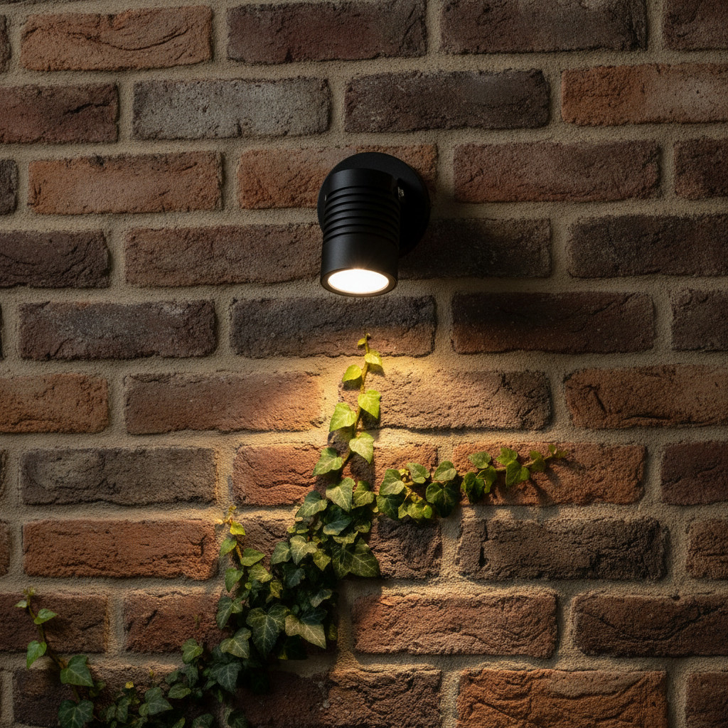 Lyora LED Wandspot Fend voor de tuin in antraciet/zwart