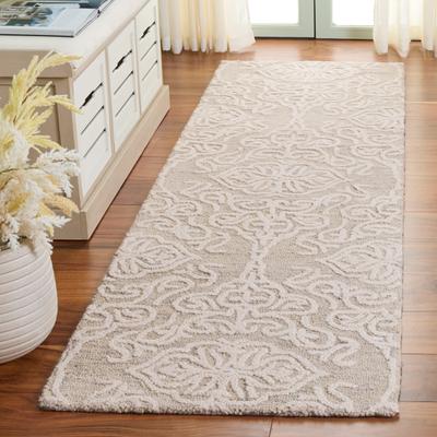 SAFAVIEH Handmade Blossom Mahalia Modern Floral Wool Rug