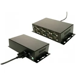 Exsys EX-1338HMV, USB zu 8S Seriell RS232 Port, schraubbar, Data Converter