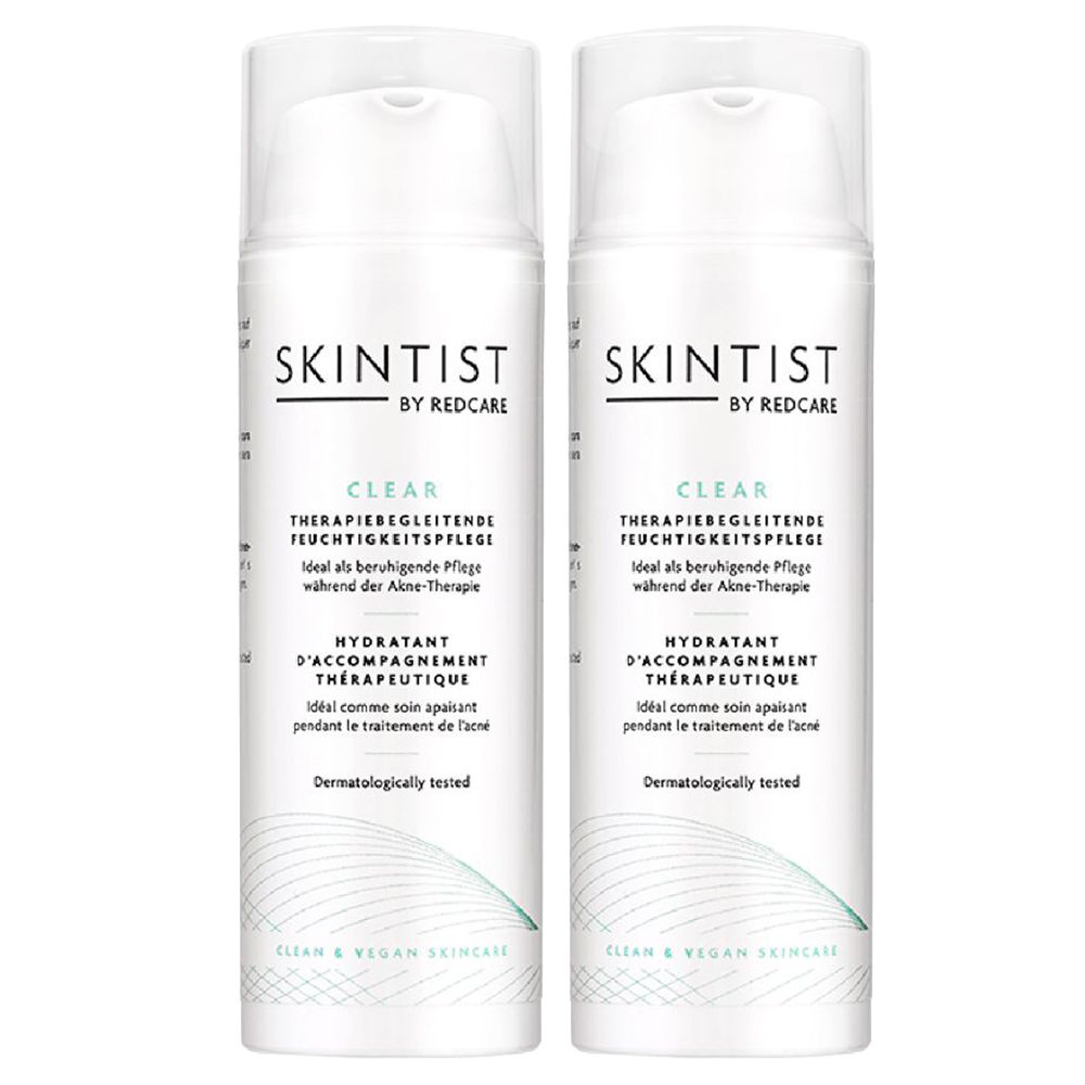 Skintist Clear Therapiebegleitende Feuchtigkeitspflege Doppelpack 2x50 ml Creme