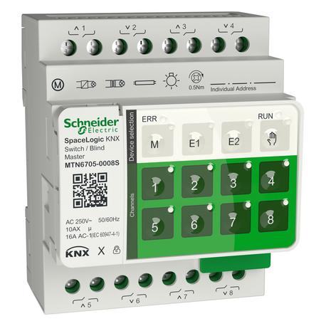 Schneider Electric Spacelogic Knx Secure (Rolladenaktor) (MTN6705-0008S)