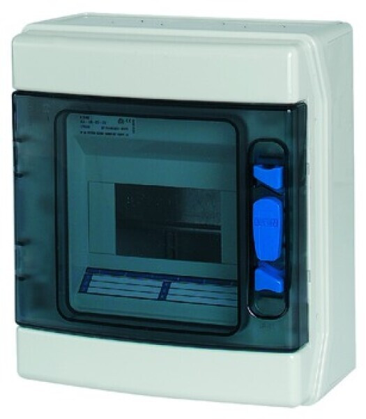 Eaton PowerWare 174222 IKA-1/6-ST klein verdeelpaneel voor wandmontage met 6 compartimenten