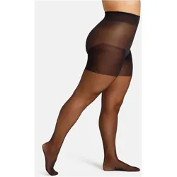 2er Pack camano Curvy Strumpfhosen 20 DEN Damen 9999 - black 44/46