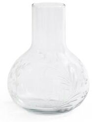 Zodax Shiraz Etched Glass Carafe with Floral Design