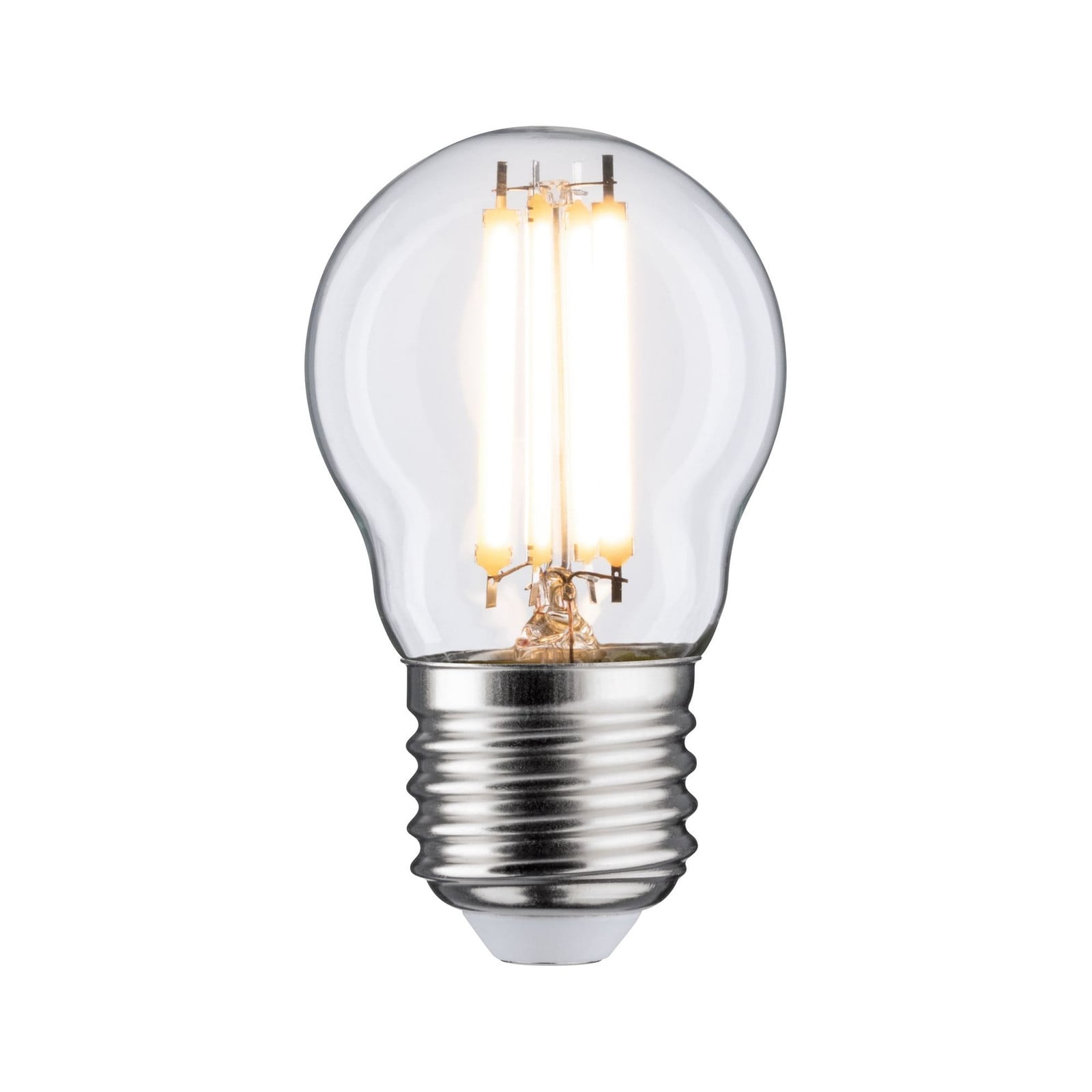 Paulmann LED Tropfen 28655 E27 6,5W Warmwit Dimbaar Glas Klar 800 Lumen