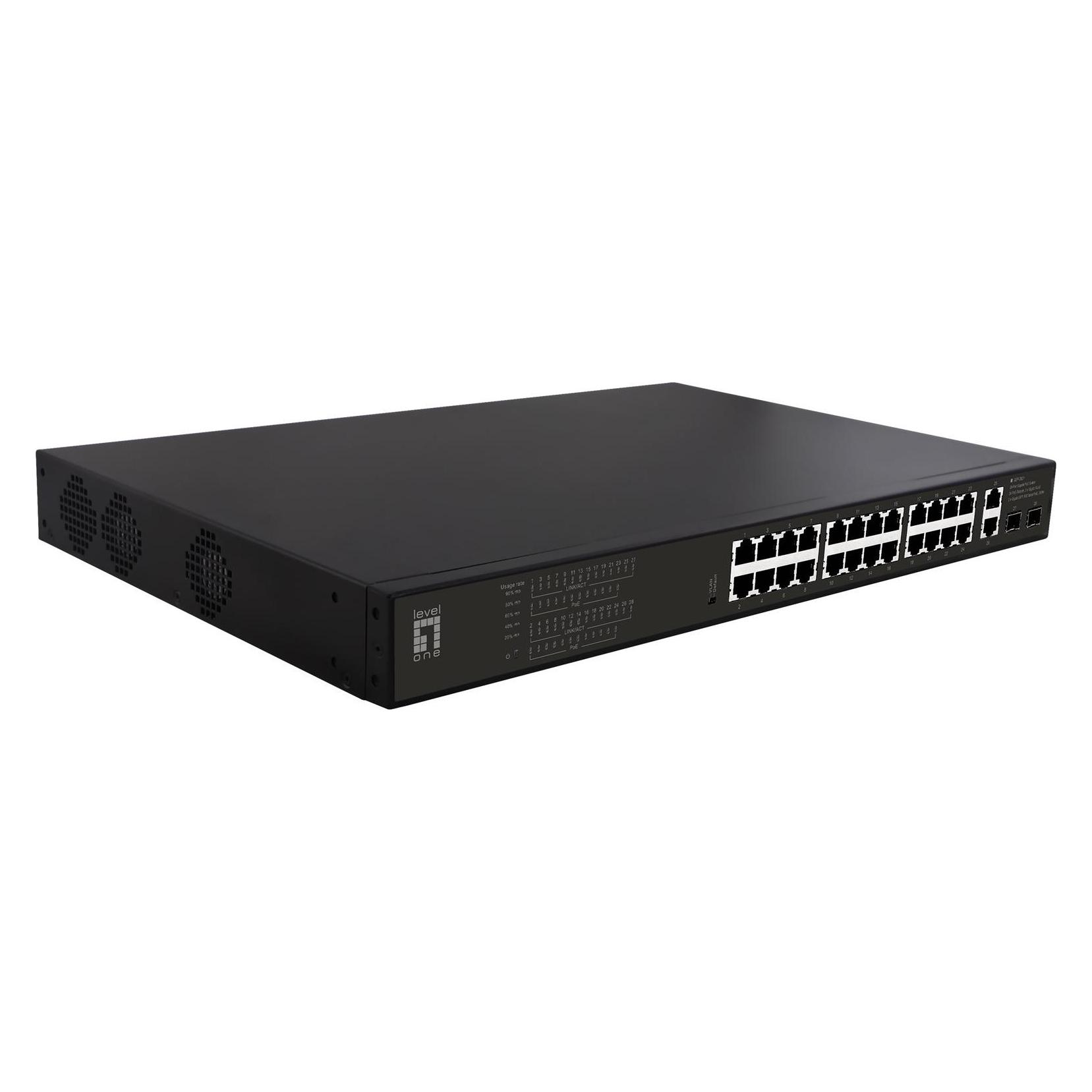 LevelOne Switch 28x GE GEP-2821 224PoE (28 Ports) (GEP-2821)