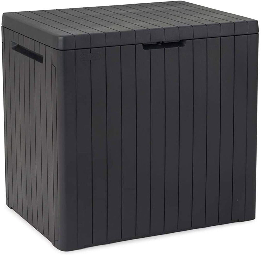 Keter City Box Graphite/Grey 55cm H X 58cm W X 44cm D