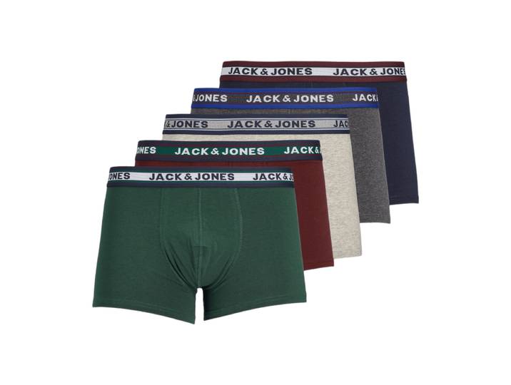 JACK&JONES Additionals Jacoliver Boxers Lot de 5 Noos